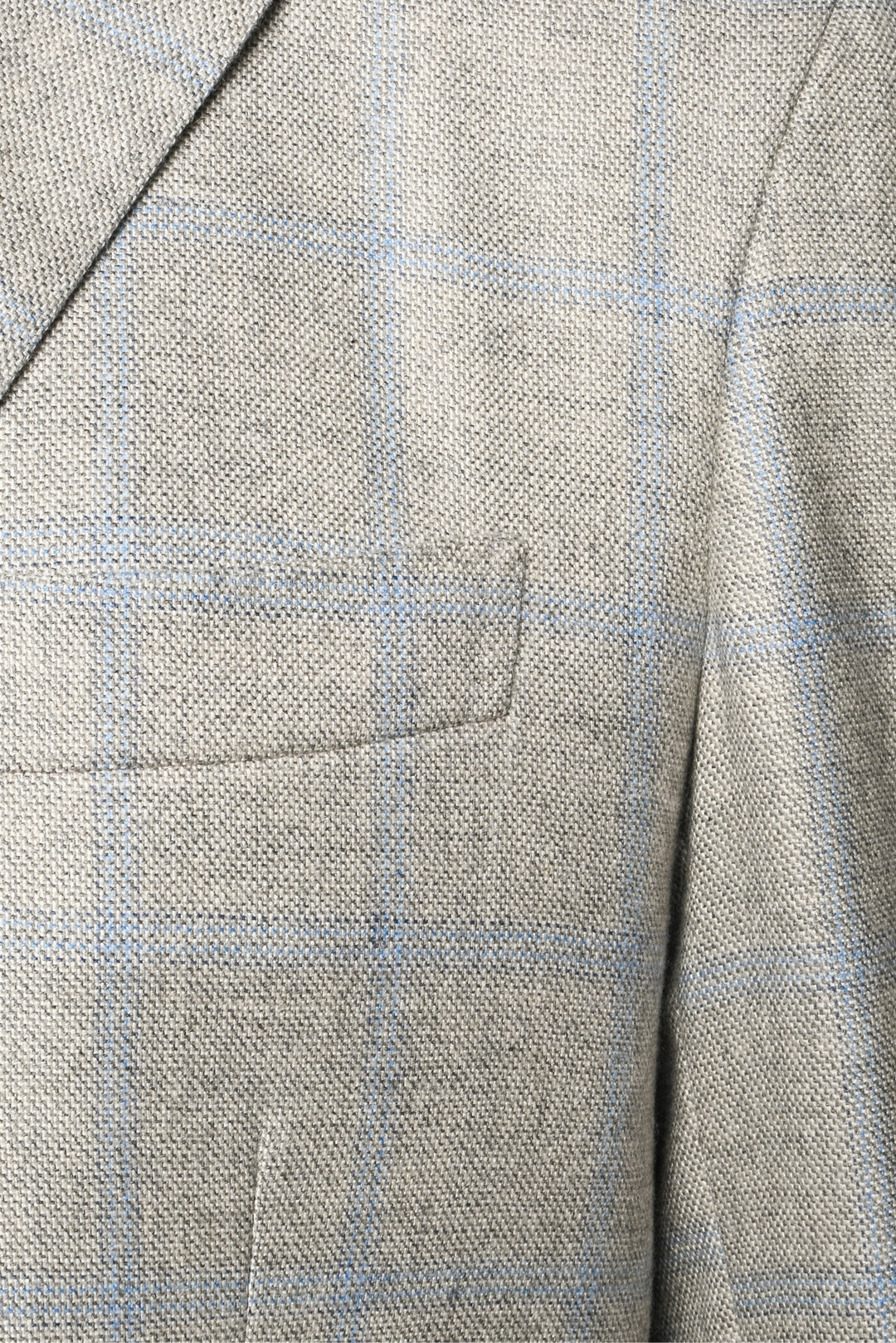 Kiton Size 42 Men's Checked Cashmere 3 Button Blazer