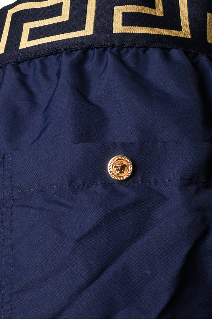 Versace Size 3 Men's Greca Swim Shorts