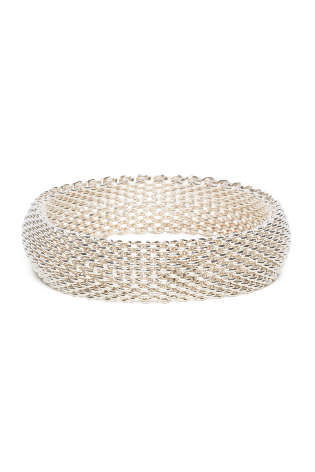 Tiffany & Co Somerset Mesh Bangle Bracelet