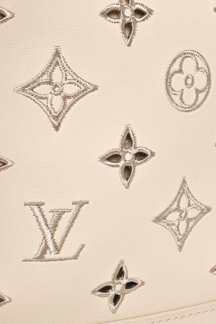 Louis Vuitton Monogram Broderie Anglaise Petit Noe Bucket Bag