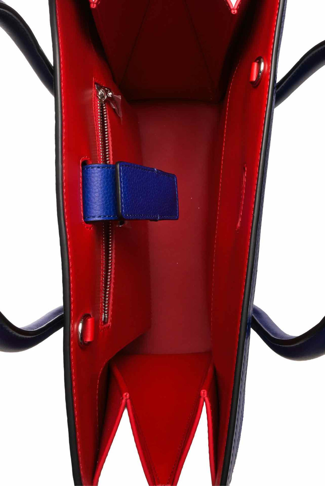 Louboutin Medium Studded Leather & Suede Paloma Tote