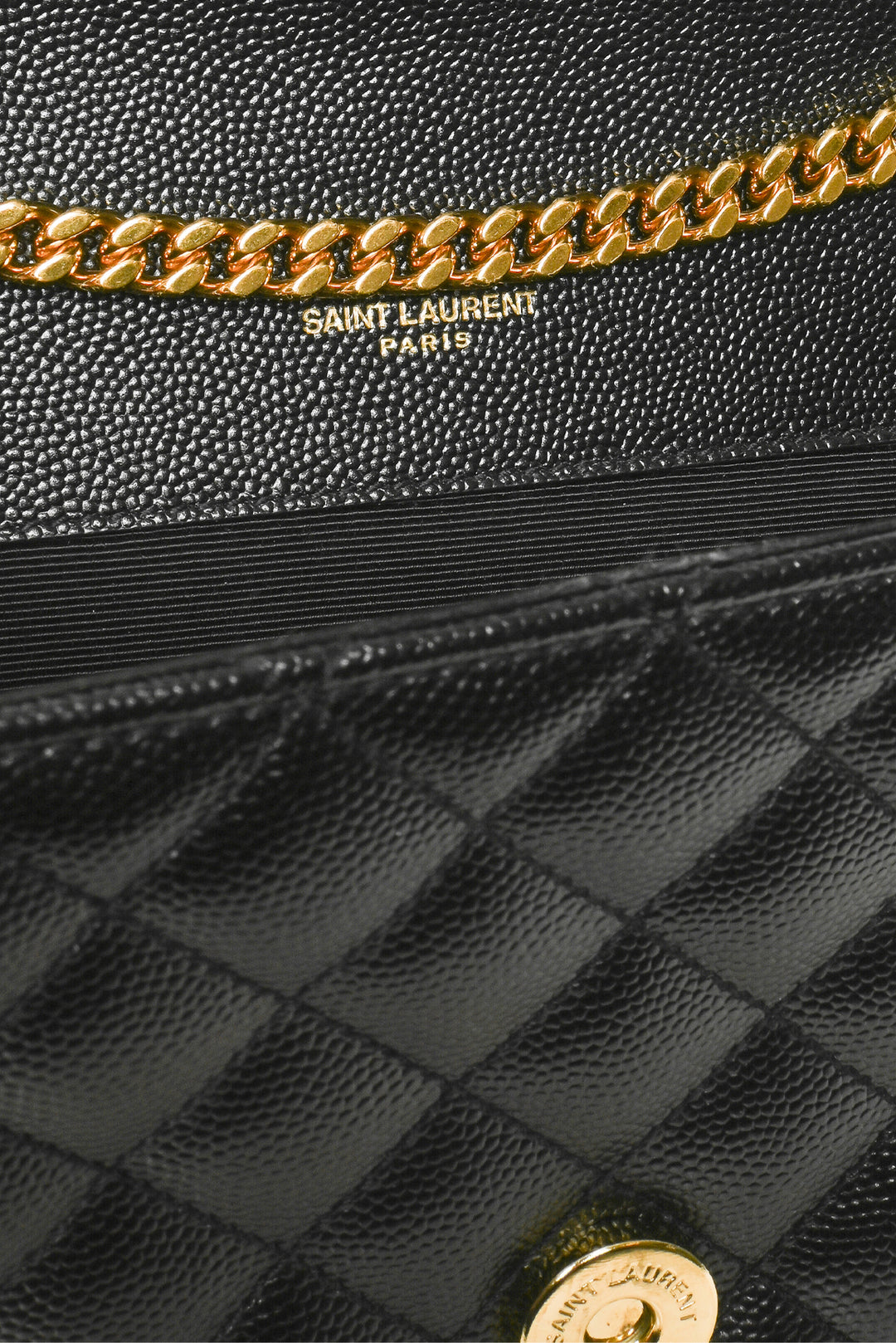 Saint Laurent 2016 Cassandre Envelope Chain Wallet