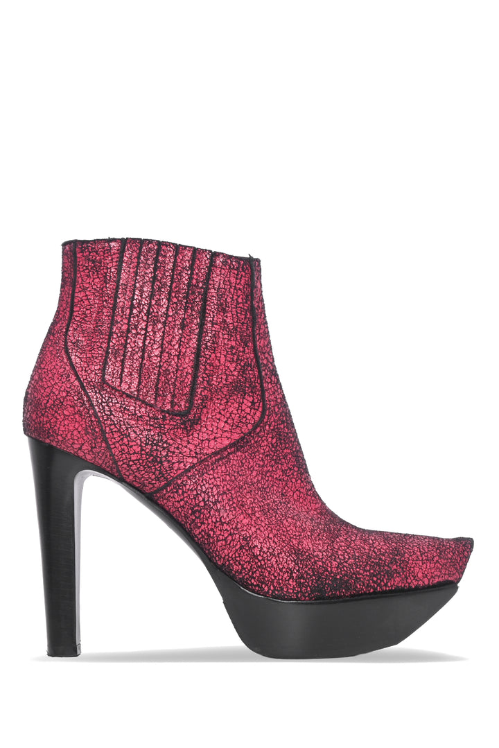 R13 Size 41 Pointy Toe Platform Heeled  Ankle Boots