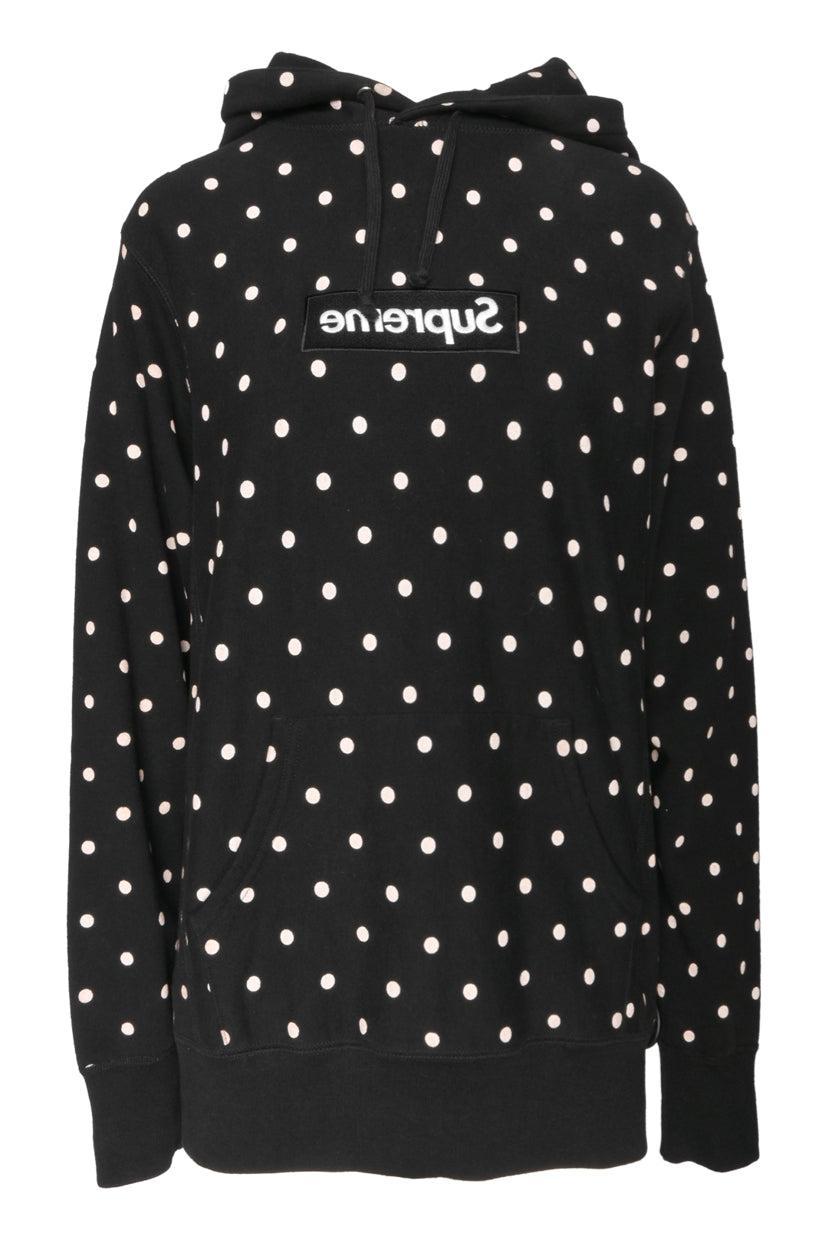 Comme Des Garcons x Supreme Size M Men's Polka Dot Box Logo Hoodie