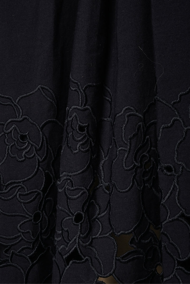 Erdem Size 4 Eyelet Midi Skirt