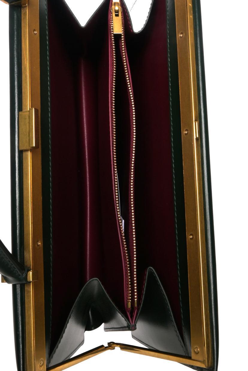 Celine 2020 Medium Leather Clasp Bag