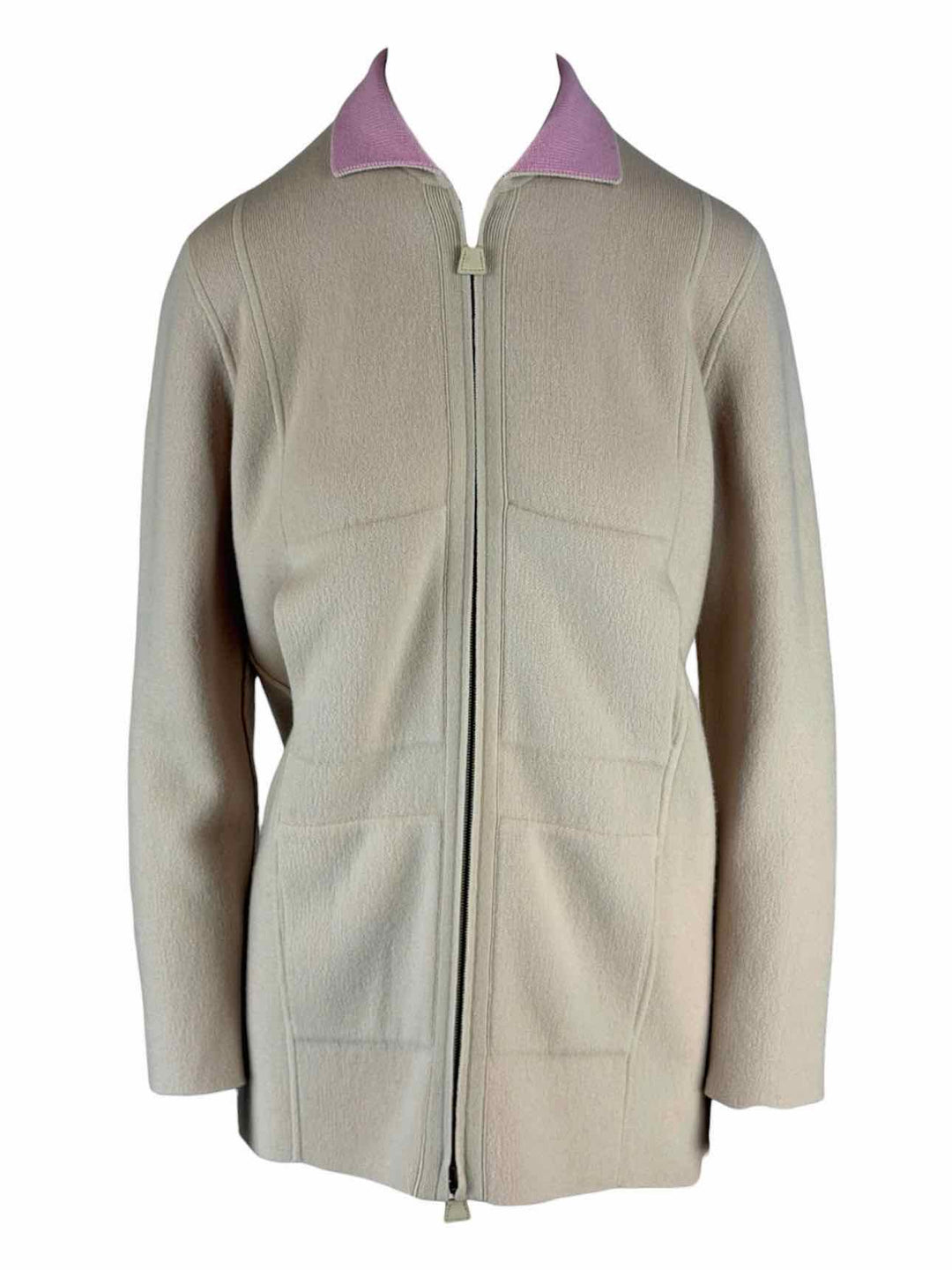 Akris Size 4 Reversible Cashmere Cardigan