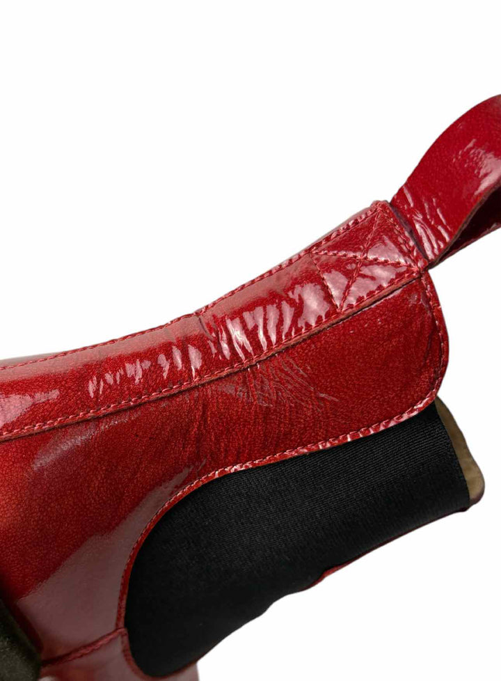 John Fluevog Size 8.5 Tracker Platform Chelsea Ankle Boots