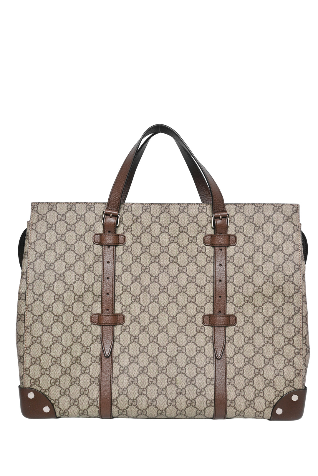 Gucci GG Supreme Travel Buckle Tote