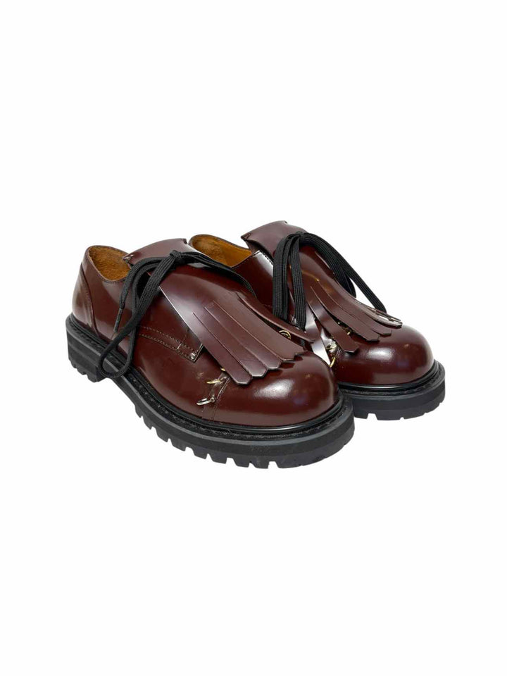 Marni Size 41 Dada Derbys Leather  Flats