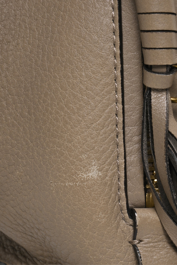 Chloe Medium Milo Leather Shopping Tote