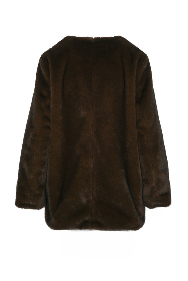 TAV Size S Classic Faux Fur Coat