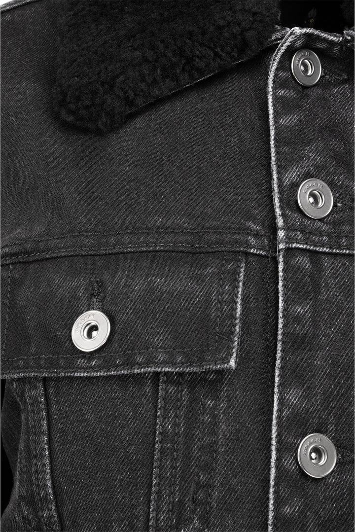 Coach Size XS Men's Sherpa Lined Denim Jacket