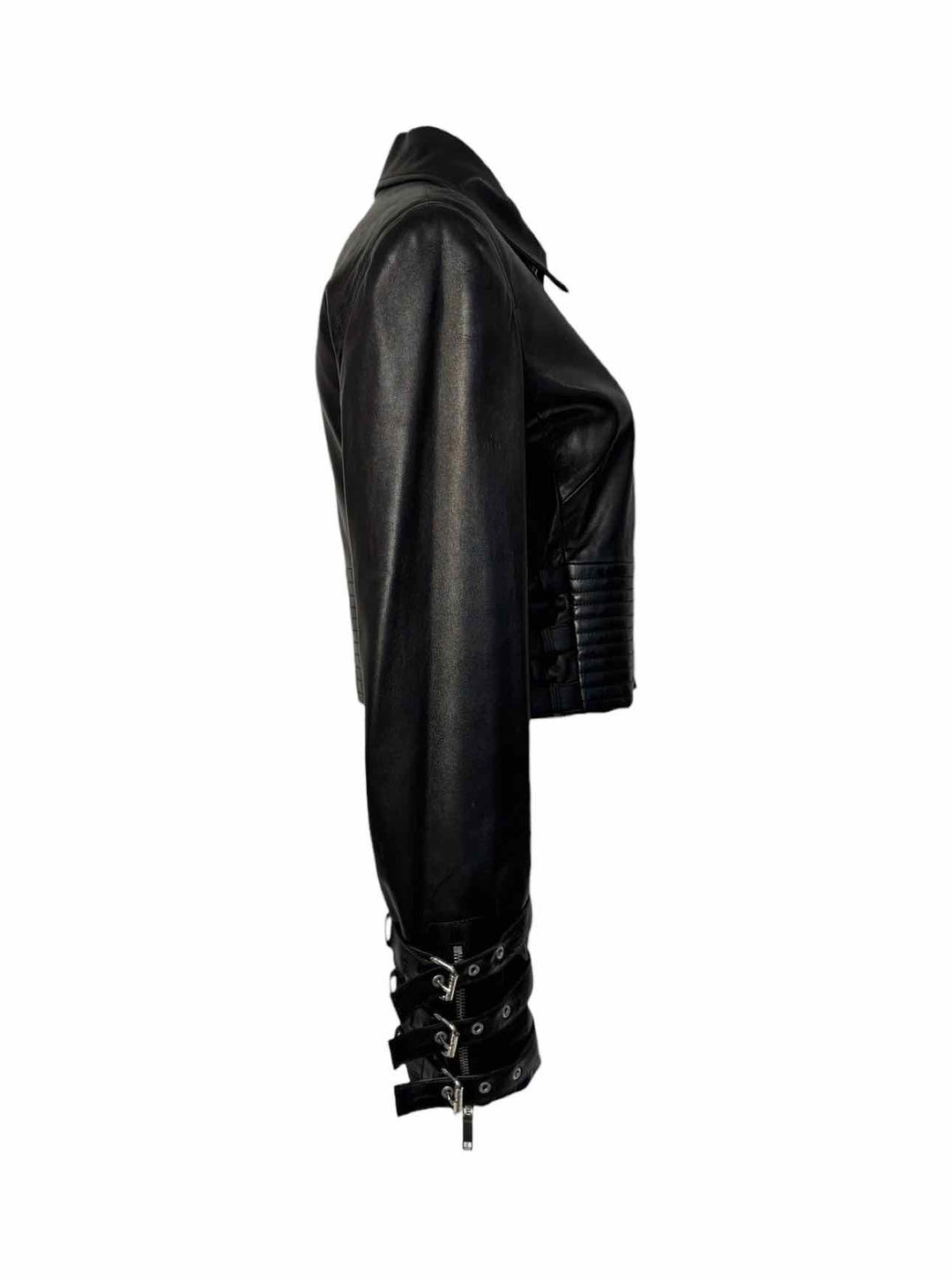 Celine Size 44 Leather Moto Jacket