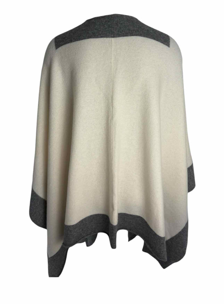 Black Goat Size OS Square Cashmere Cape