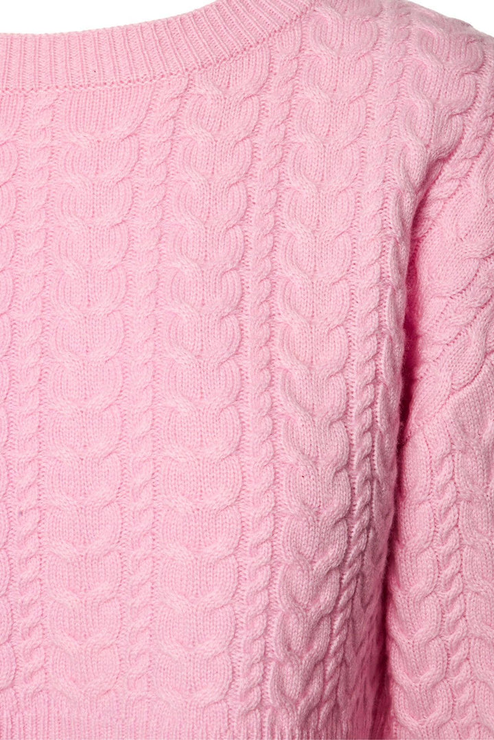 Love Shack Fancy Size XS Cable Knit Wool & Cashmere Sweater