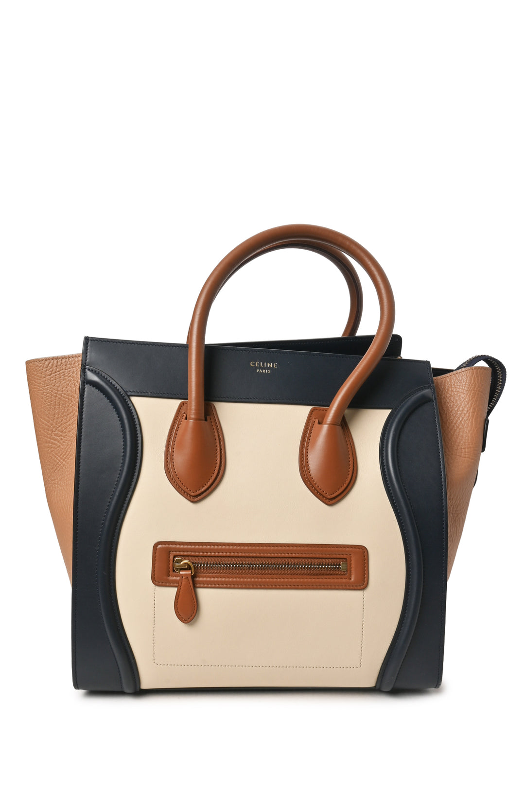 Celine 2015 Tricolour Mini Luggage Tote