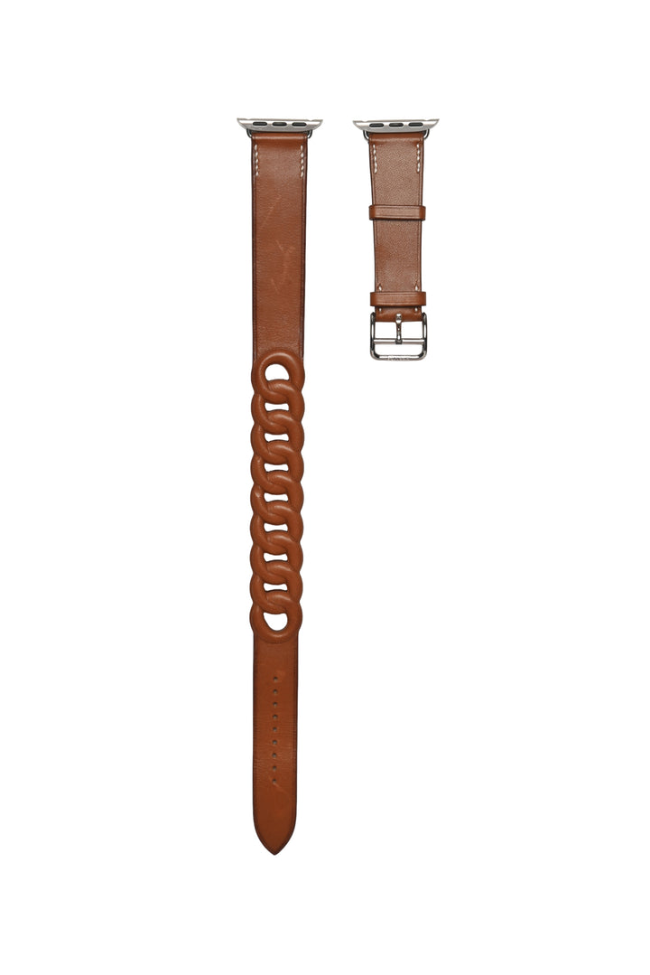 Hermes Apple Watch Strap Gourmette double tour