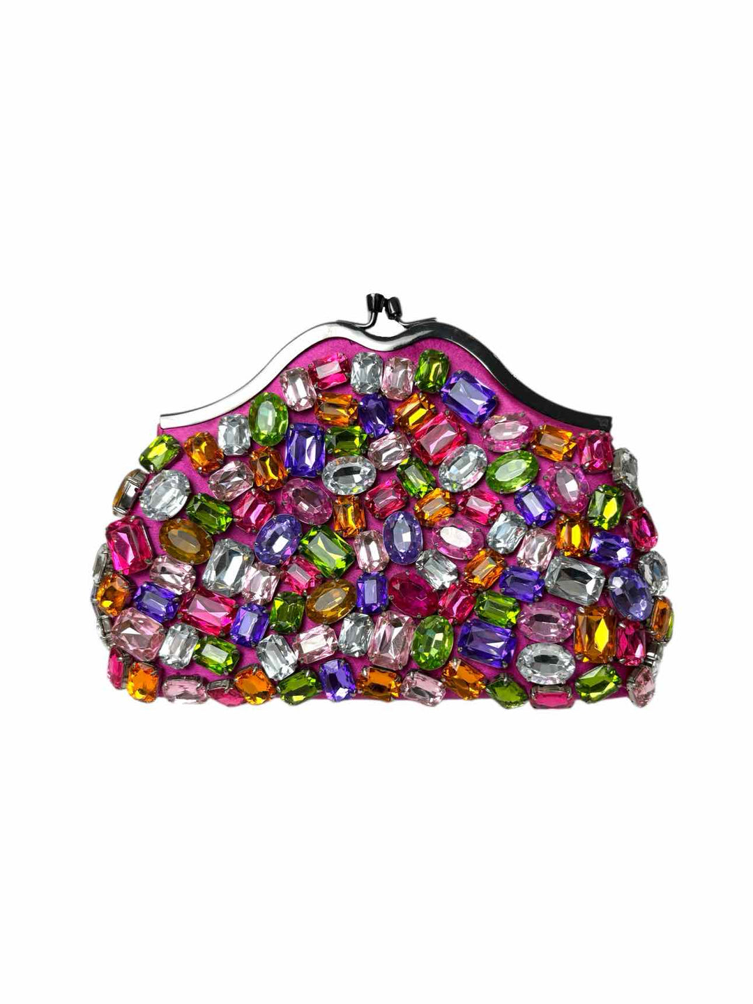 Philip Treacy Crystal Beaded Satin Clutch