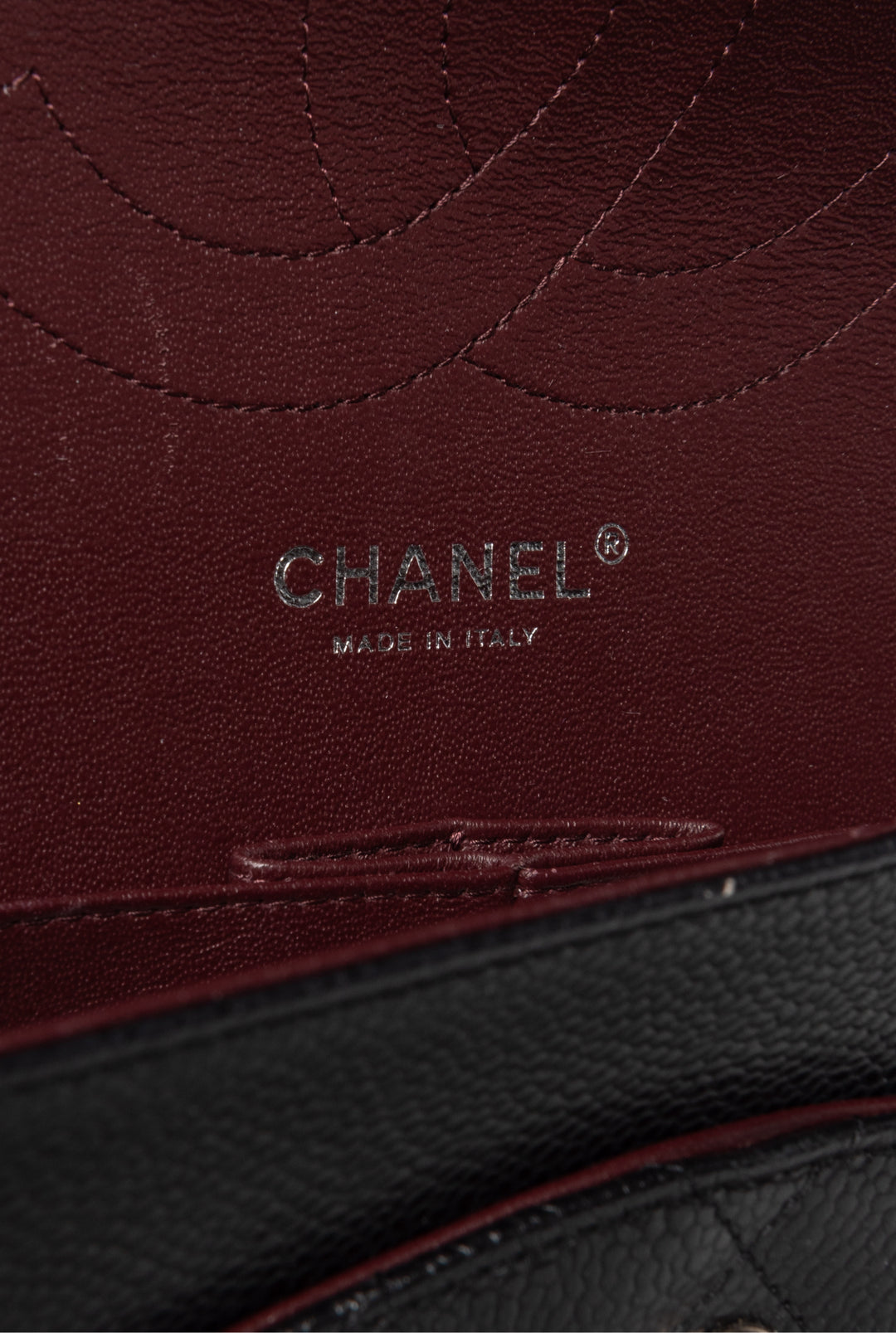 Chanel 2012 Jumbo Caviar Leather Double Flap Shoulder Bag