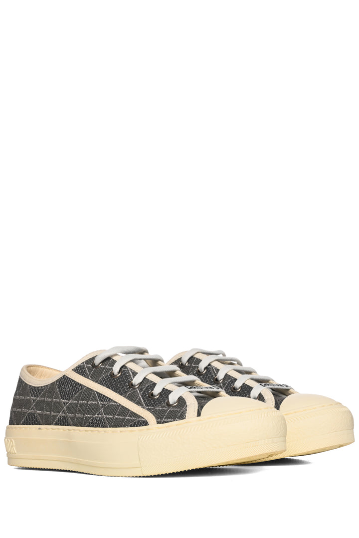 Dior Size 37.5 Laminated Canna Walk'N'Dior Sneaker
