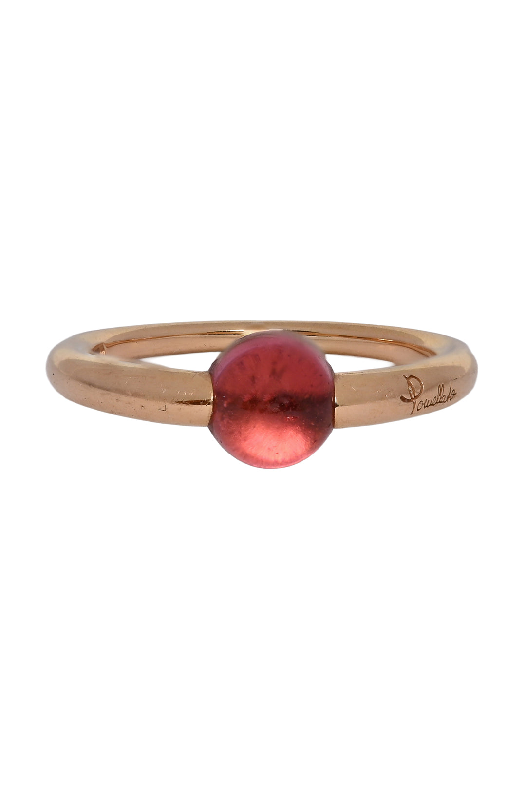 Pomellato Size 6 18K Yellow Gold M'ama non M'ama Ring