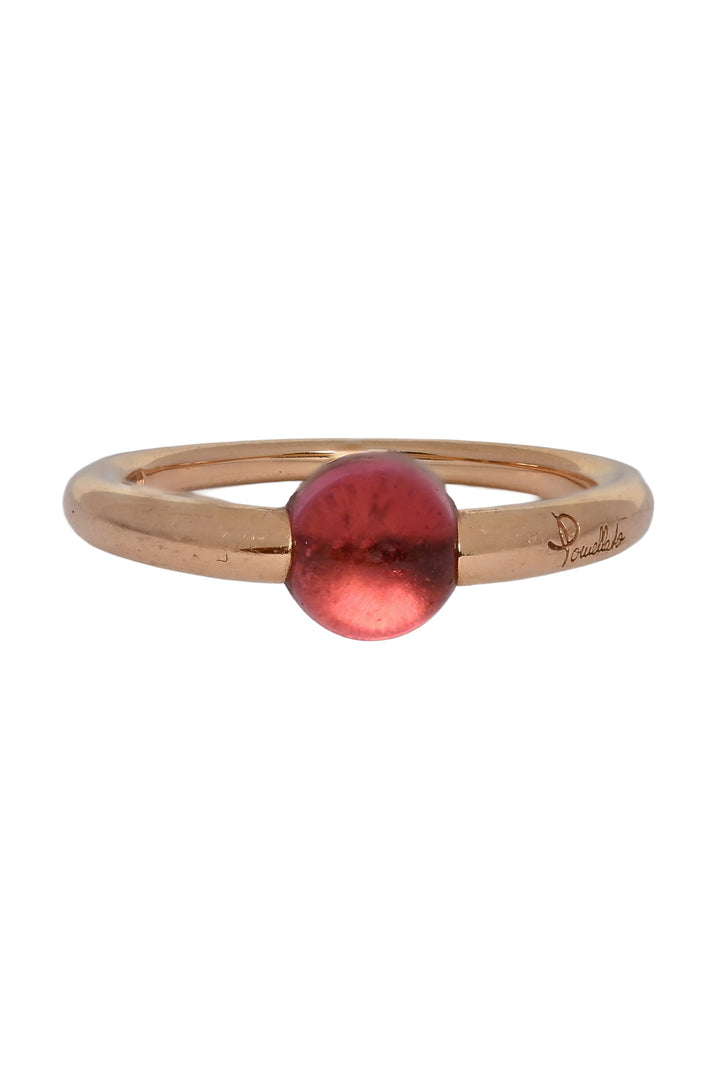 Pomellato Size 6 18K Yellow Gold M'ama non M'ama Ring