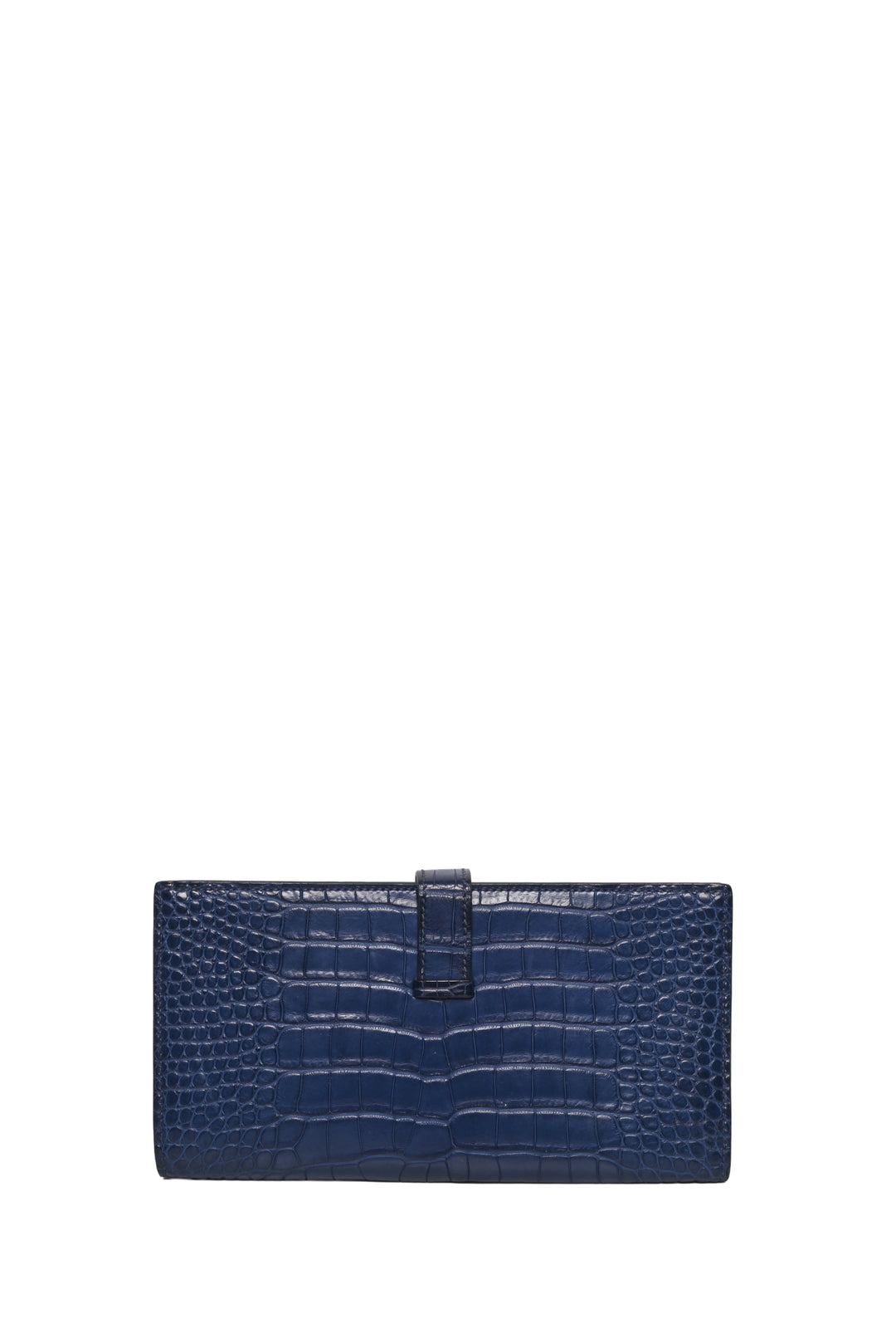 Hermes 2016 Alligator Bearn Gusset Wallet