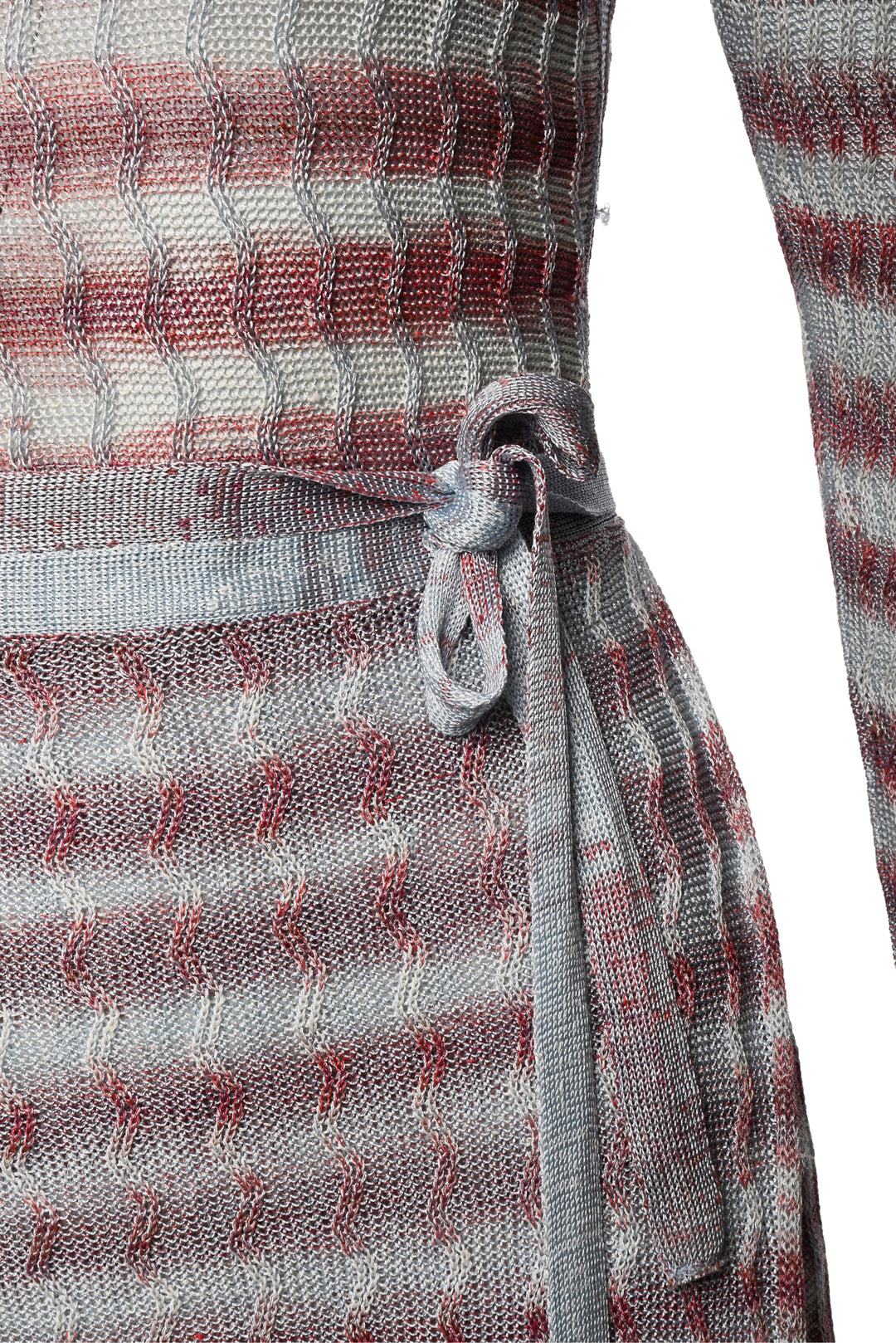 Eckhaus Latta Size S Mirage Wrap-Effect Knit Dress
