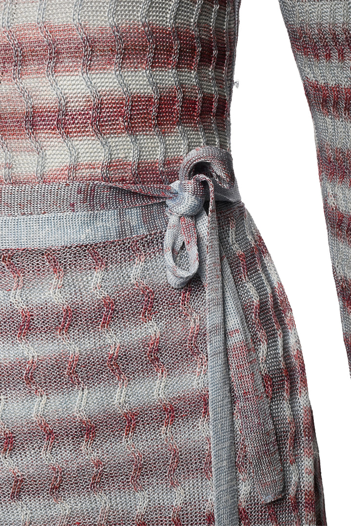 Eckhaus Latta Size S Mirage Wrap-Effect Knit Dress