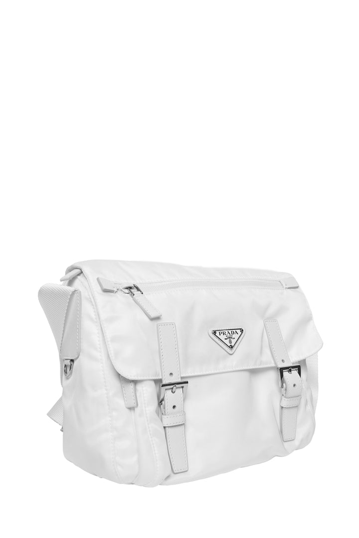 Prada Re-Nylon Double Buckle Shoulder Bag