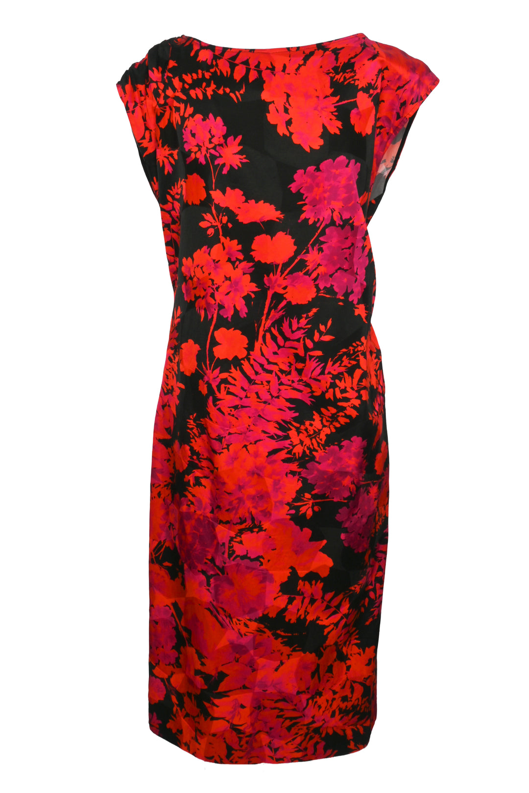 Dries Van Noten Size 6 Floral Cotton-Blend Midi Dress