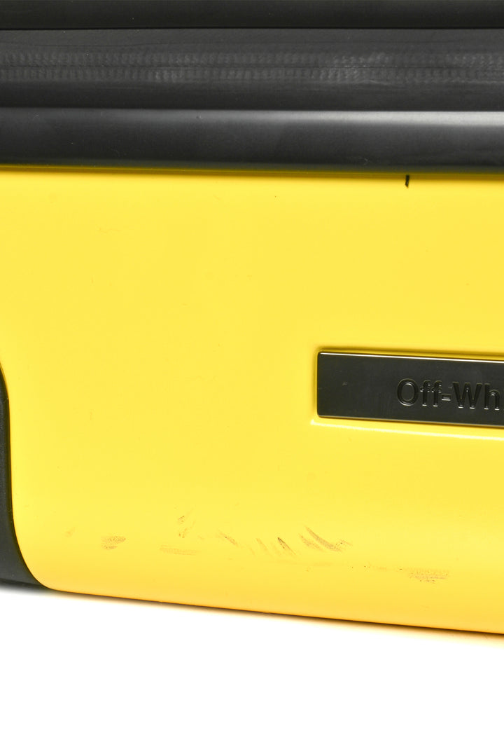 Off White Arrow Trolley Suitcase