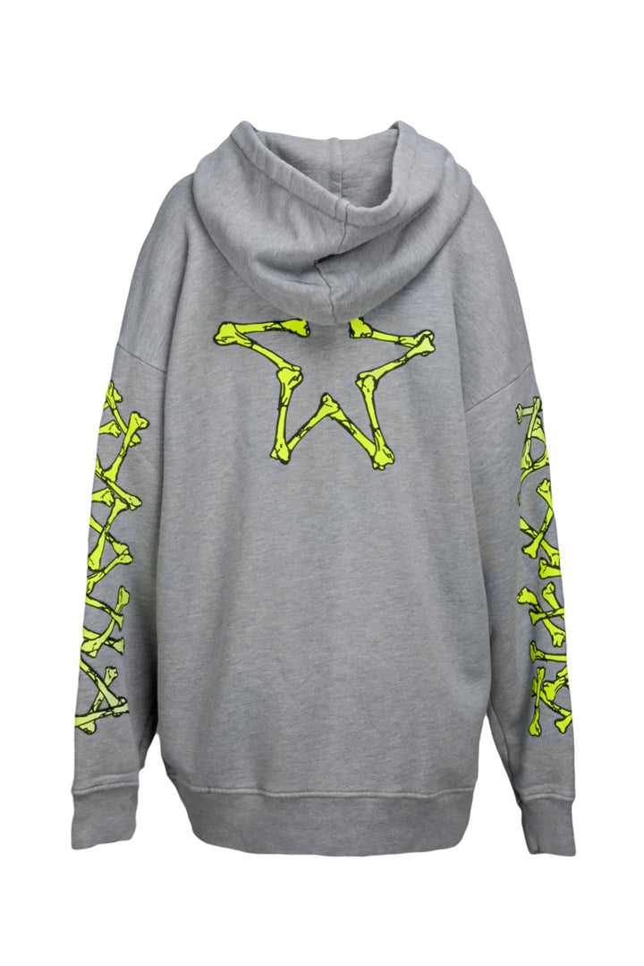 Amiri Size S Men's Bones Stacked Hoodie