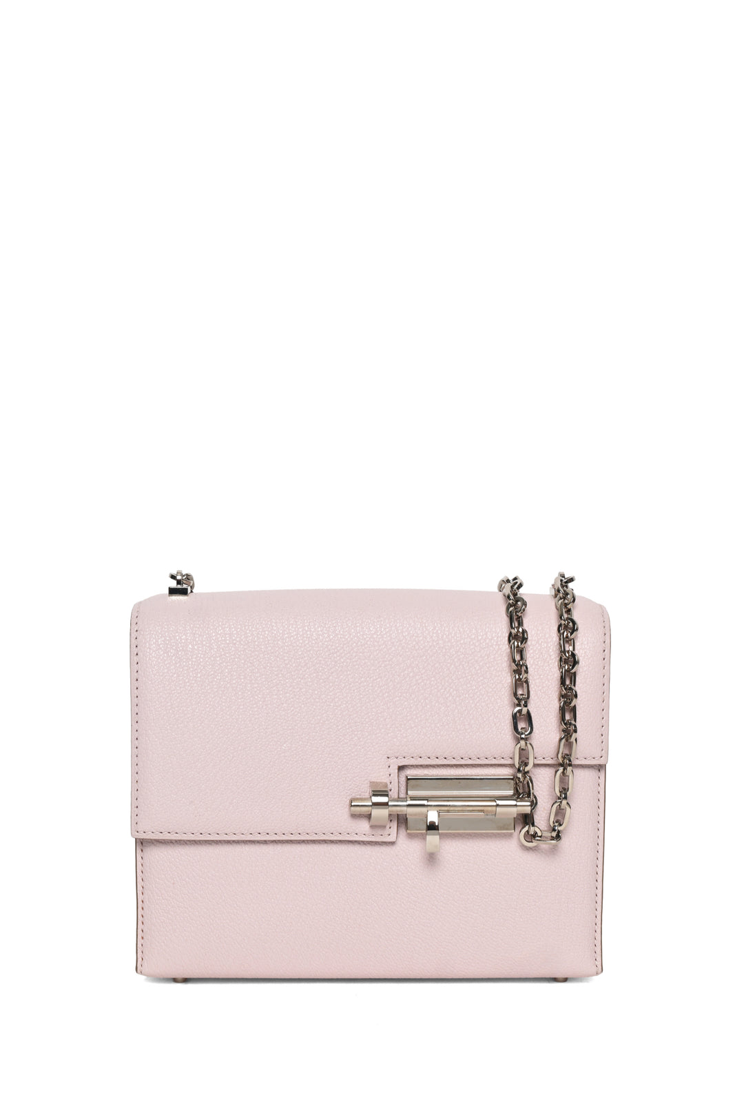 Hermes 2022 Chevre Mysore Mini Verrou Chaine Shoulder Bag