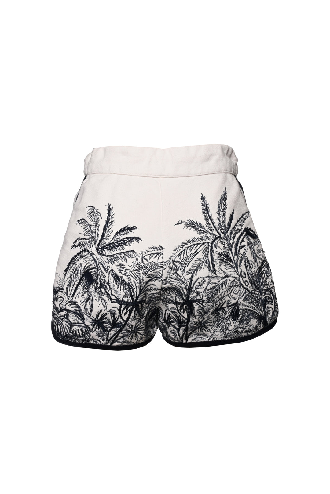 Christian Dior Size S 2021 Jungle Embroidered Shorts