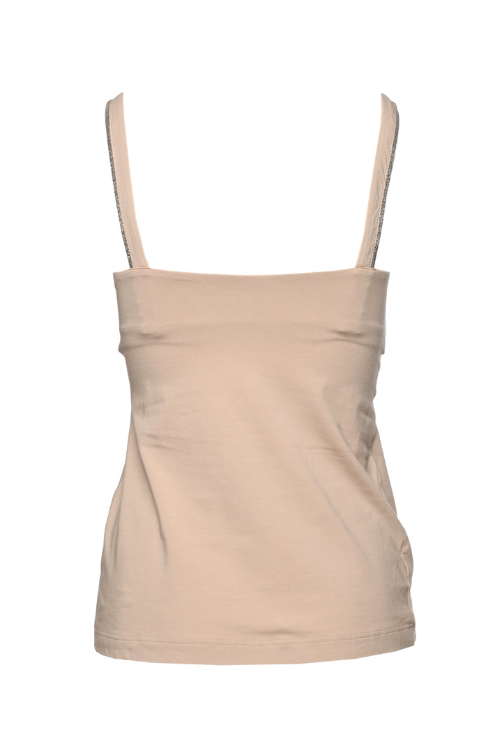 Brunello Cucinelli Size S/M Monili Trim Tank Top