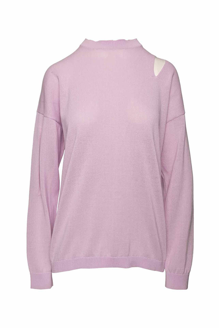 Tibi Size S Crispy Viscose Slit Detail Oversized Pullover Sweater