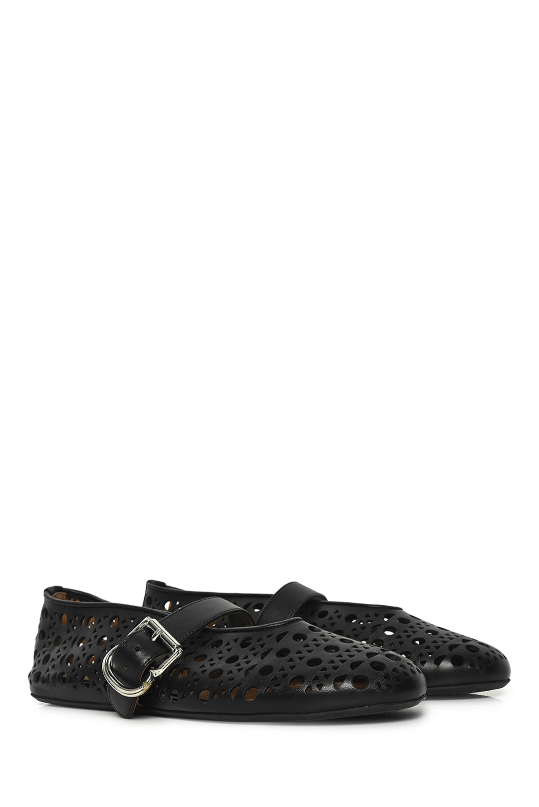 Alaia Size 36 Vienne Leather Ballet Flats