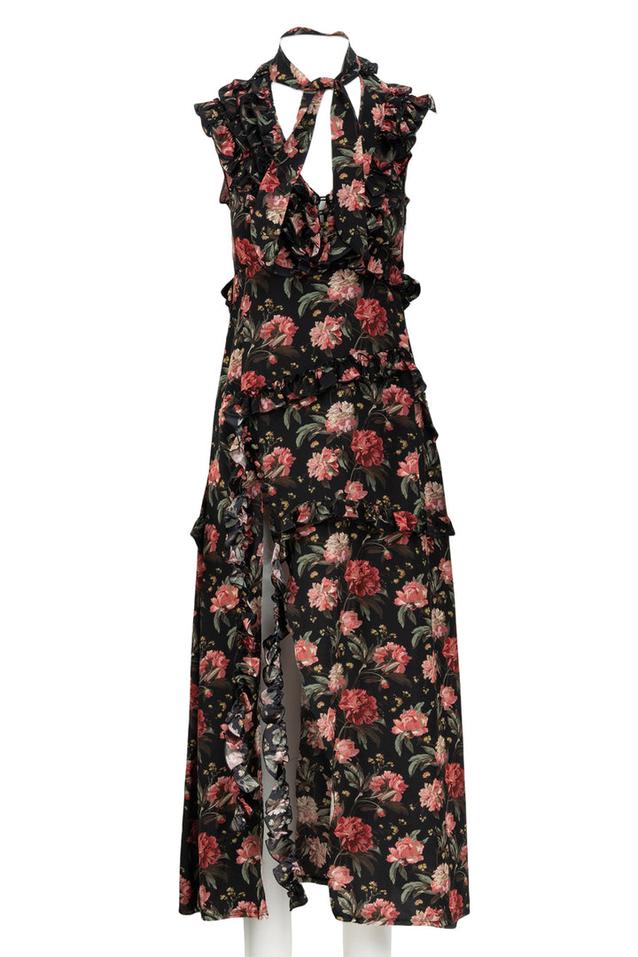 R13 Size S Ruffle Slit Dress