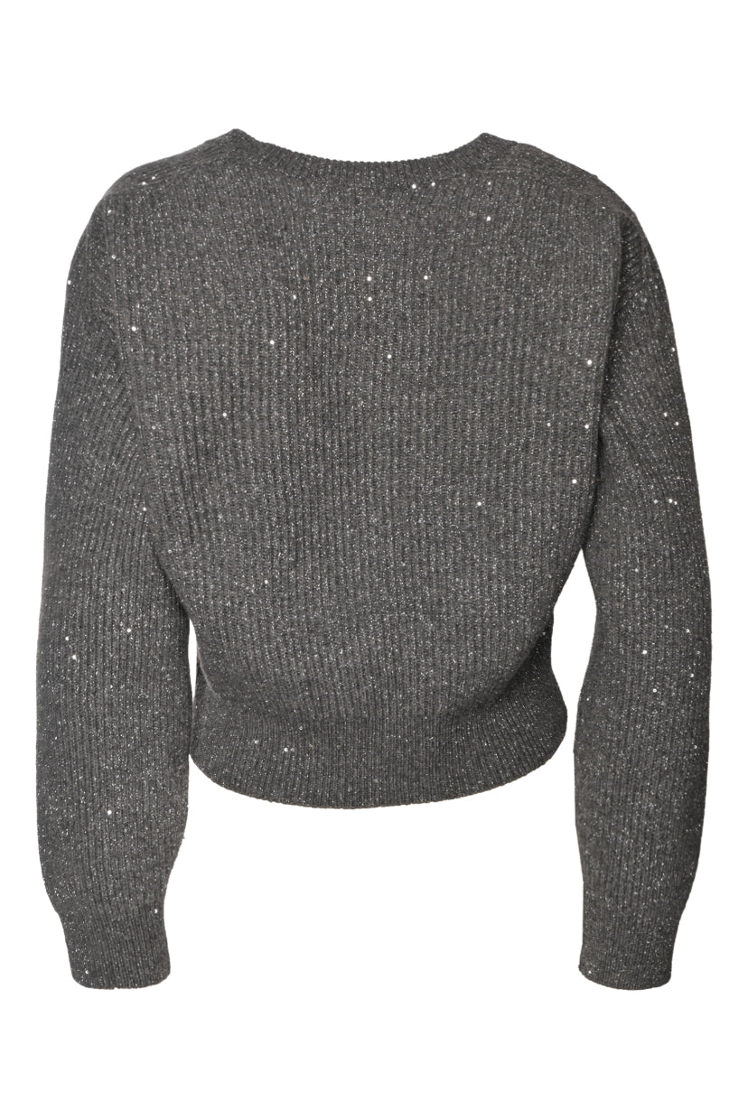 Brunello Cucinelli Size XS Sequin Cashmere Blend Sweater