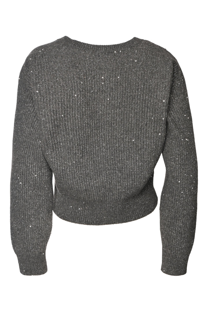 Brunello Cucinelli Size XS Sequin Cashmere Blend Sweater