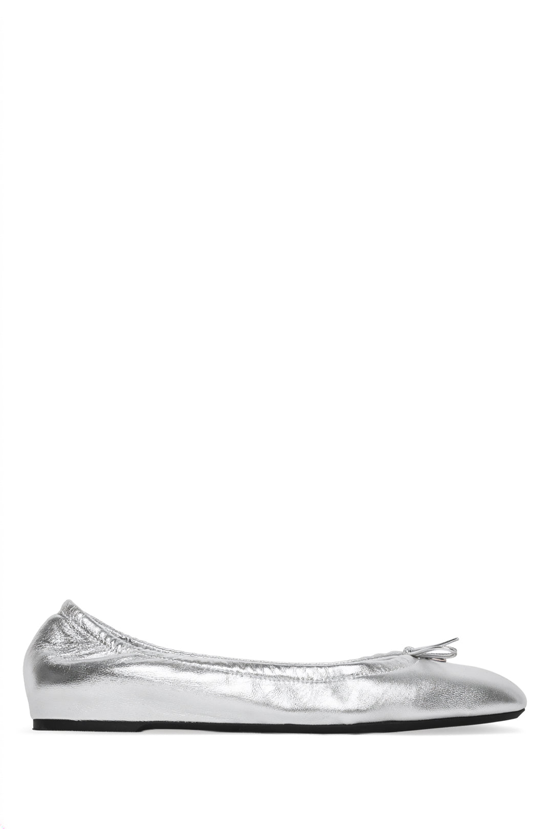 Valentino Size 39.5 VLogo Metallic Flats