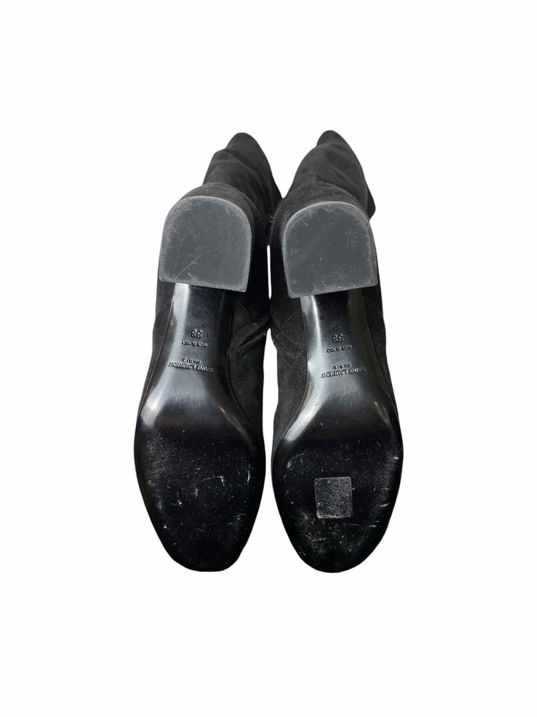 Saint Laurent Size 38 Suede Over the Knee Boots