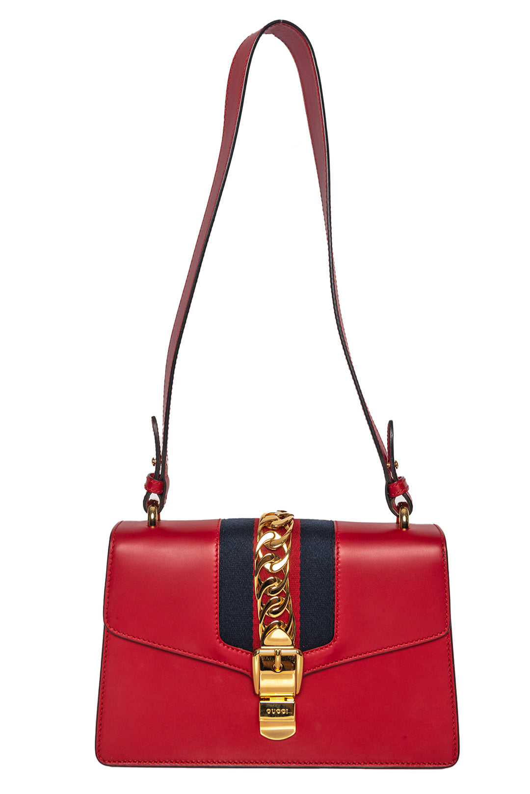 Gucci Calfskin Small Sylvie Shoulder Bag