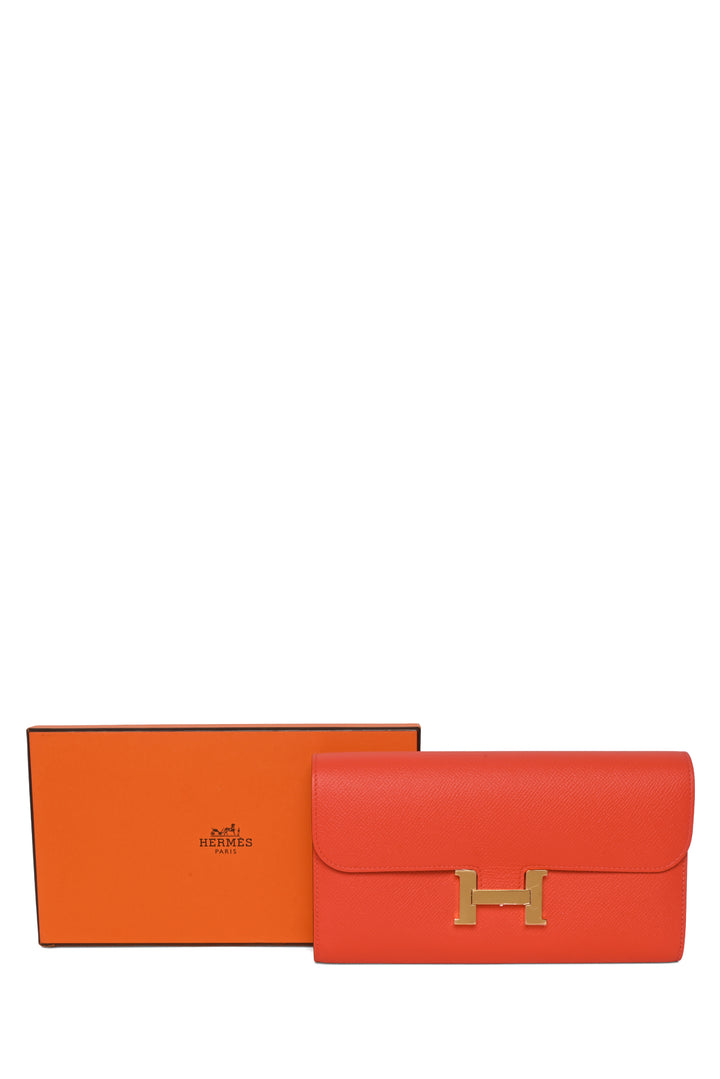 Hermes 2016 Epsom Constance Long Wallet