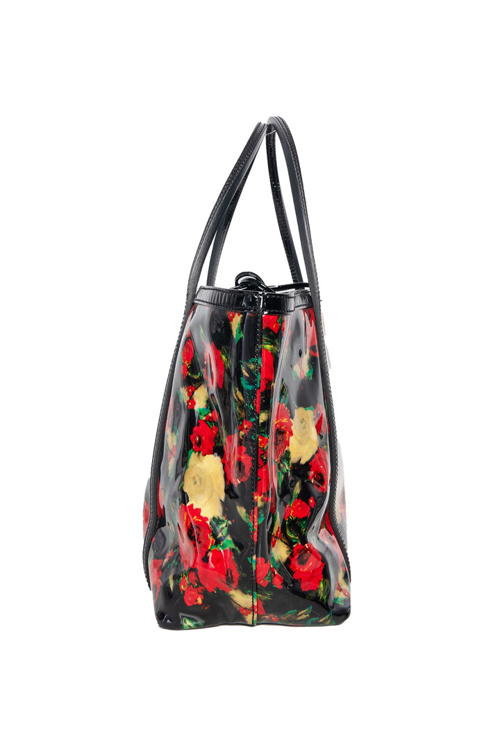 Dolce & Gabbana Floral Vinyl Miss Escape Tote