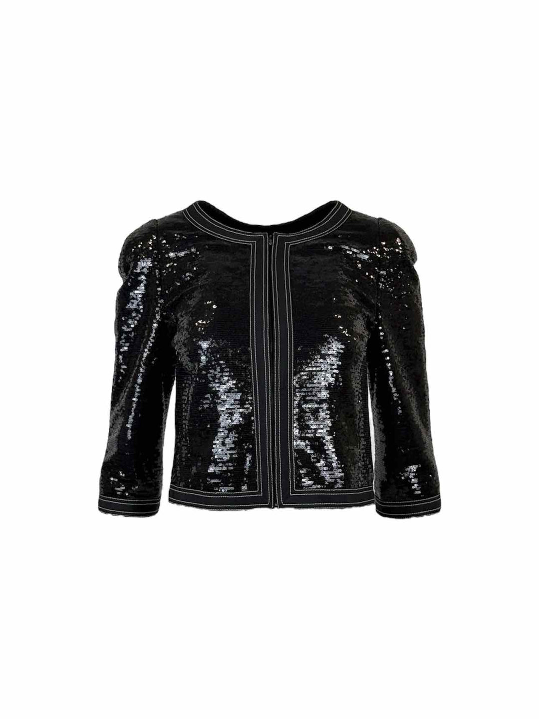 Chanel Size 40 Sequin Cropped Jacket