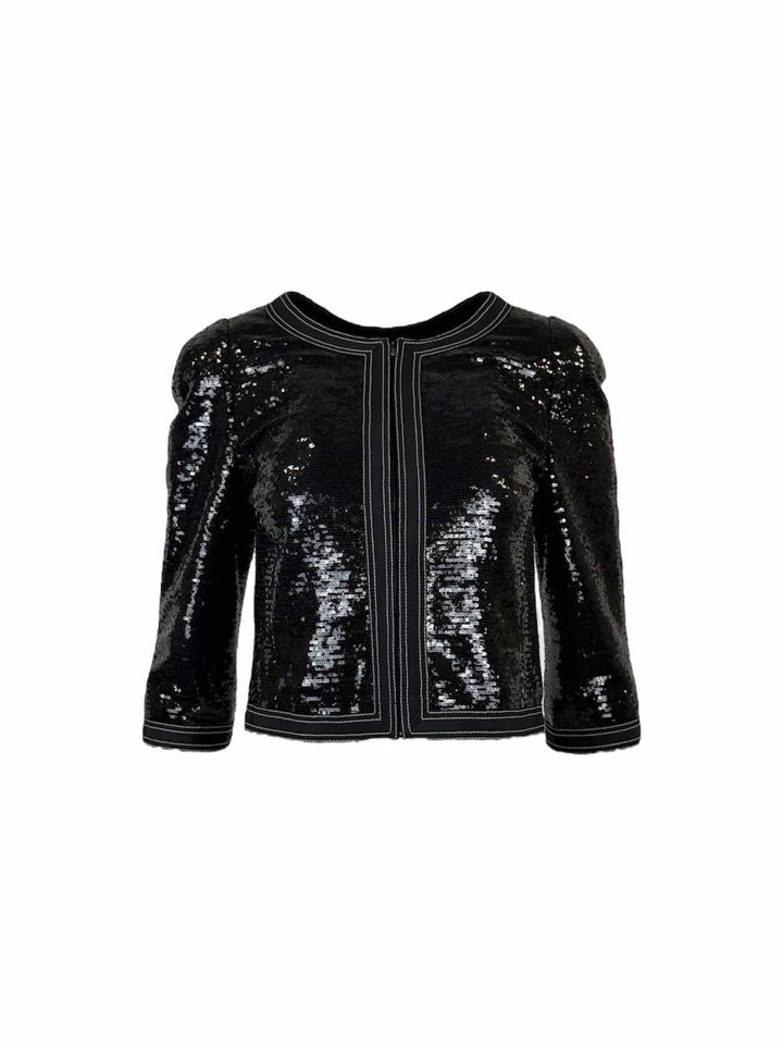Chanel Size 40 Sequin Cropped Jacket