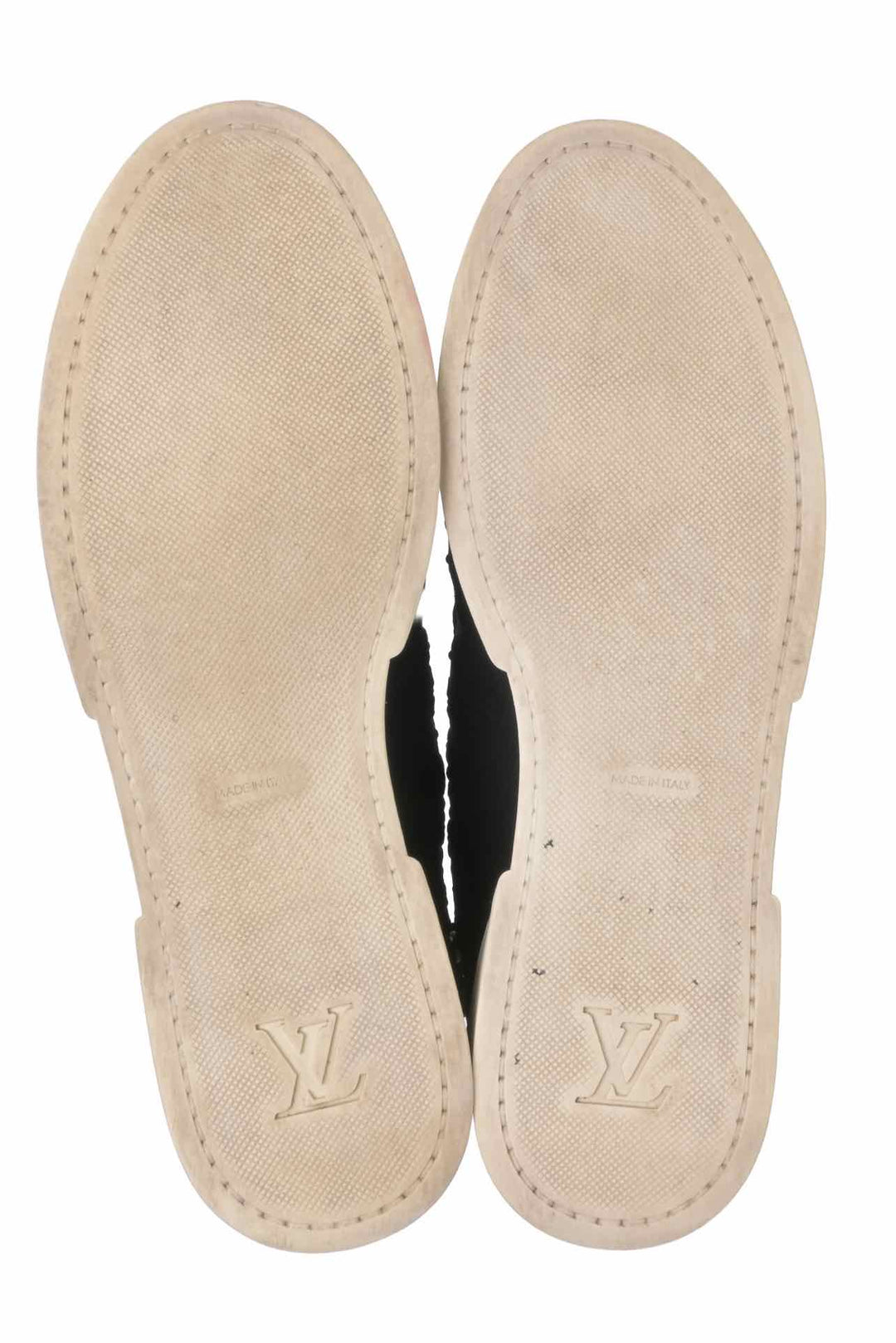 Louis Vuitton Size 37 Monogram Technical Fabric & Suede Stellar High Top Sneaker